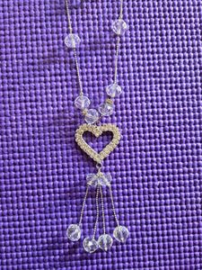 Heart Pendant Crystal Necklace