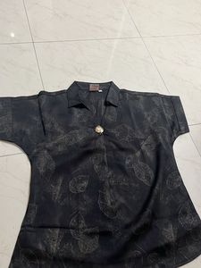 Leaf Print Blouse
