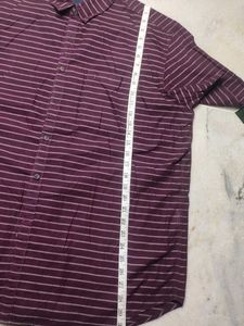 Striped Burgundy Shirt