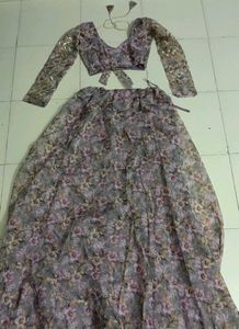 Floral Lehenga Choli Set