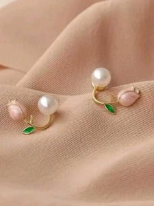 Pearl Flower Earrings