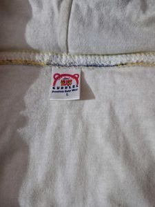 Yellow Quilted Jacket For Kids(12 to 18 Months)