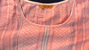 Aurelia Light Pink Office Wear Kurta