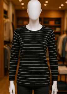 🇳🇿💫❤️ Striped 1/4th Sleeve Tee