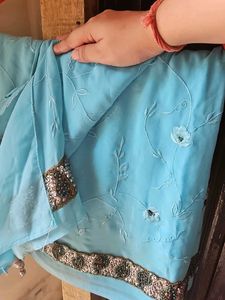 Embroidered Saree