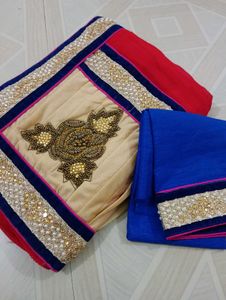New Saree With Blouse Piece