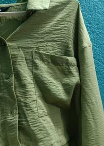 Sage Green Crop Top