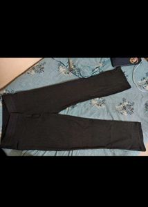 black flared/bootcut formal trousers