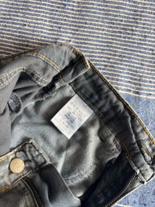 Grey High Rise Wide Leg Jeans | Kraus