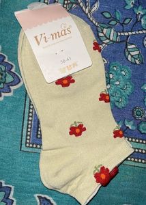 Floral Ankle Socks