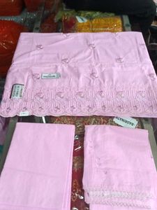 Pretty Pink Dress Material