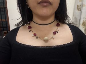 Beaded Gemstone Necklace