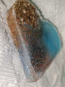 Ocean Heart Resin Decor