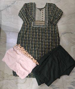 kurta with pant n dupatta