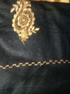 Embroidered Black stole