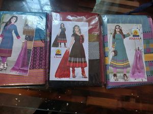 Three Piece Cotton Churidar Set
