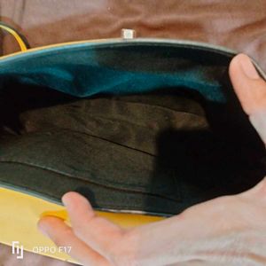 yellow stylish bag