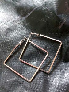 Silver Hoop Earrings
