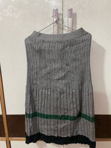 new Pleated Gray Skirt