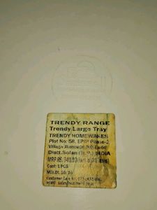 Trendy Large Tray