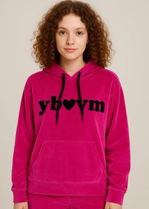 Pink Velour YBYM Hoodie