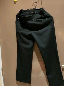 Girls Black Wide Leg Pants