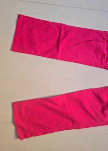 Pink Casual Trousers