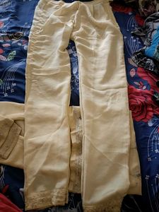 Cream Georgette
