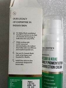 Dr. Sheth&#39;s Kesar &amp; Kojic Pigmentation Cream