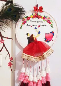 Customized Hoop Embroidery Art All Size Available