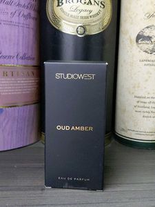 StudioWest- Oud Amber Perfume, full bottle.