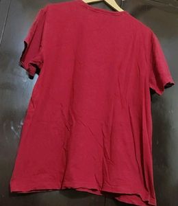 Maroon Color T-shirt For Boy &amp; Men 40 Chest