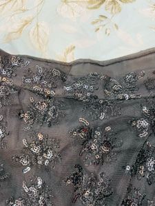 Elegant Black Sequin Lehenga