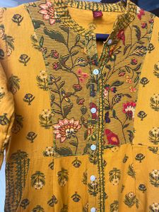 Mustard Color Kurta