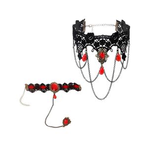 Lace Choker Set