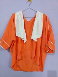 Peach Embellished Jacket