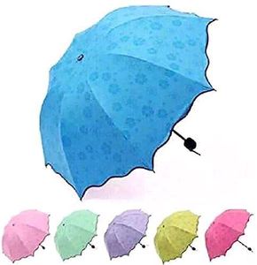Pink Floral Umbrella