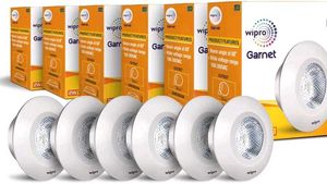 Wipro Garnet LED Lights (pack of 6)