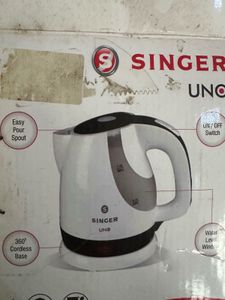 Singer Uno Kettle Unused Plastic Body 1 Litre