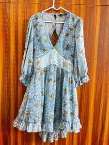 Floral Print Mini Dress