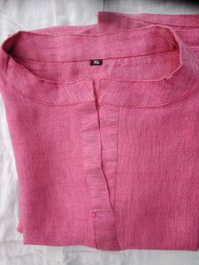 Pink Kurta - Casual Comfort