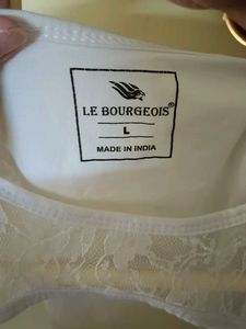 White Lace Sleeve Cutout Top
