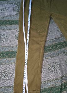 Olive Green Track Pants