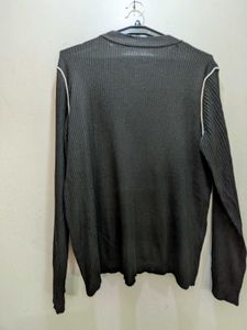 Black Knit Smiley Sweater 🖤