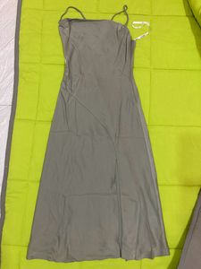 Forever New Opal Bias Cowl SatinMidi Dress