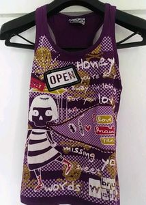 Graphic Print Tank Top