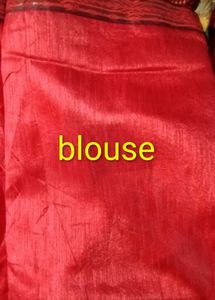 Elegant Red Floral Saree