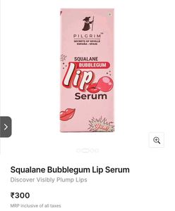 Pilgrim Squalane Bubblegum Lip Serum