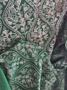Elegant Green Ethnic woolen stole