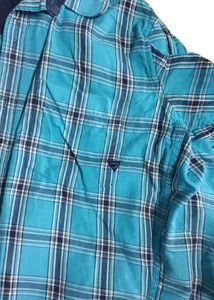Twills Blue Plaid Button-Down Shirt